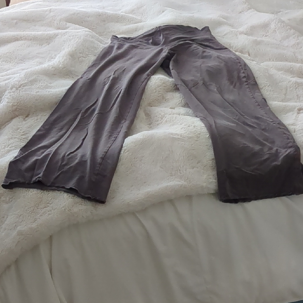 Wide Leg Lounge Pants - Brown